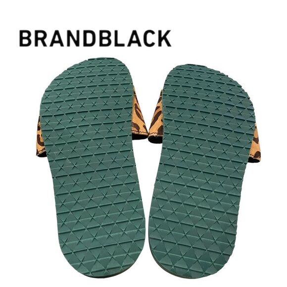 NEW in Box with Dustbag Brandblack Pronto Superlux Leopard Forest Sandals - Picture 4 of 5